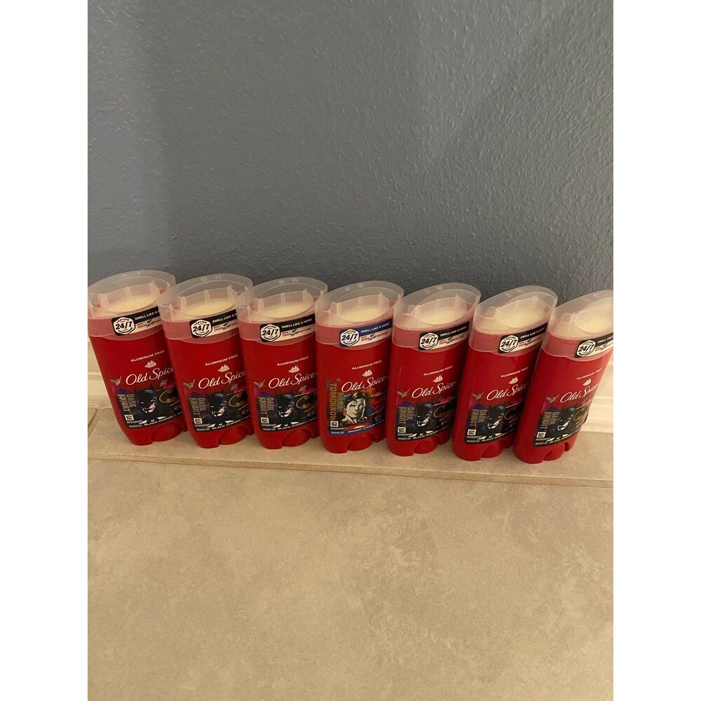 7 brand new old spice deodorant Batman edition bundle set